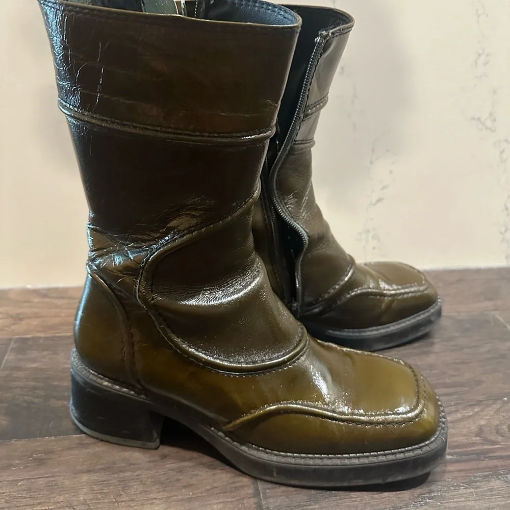MIISTA Malene Khaki Boots - Picture 5 of 8